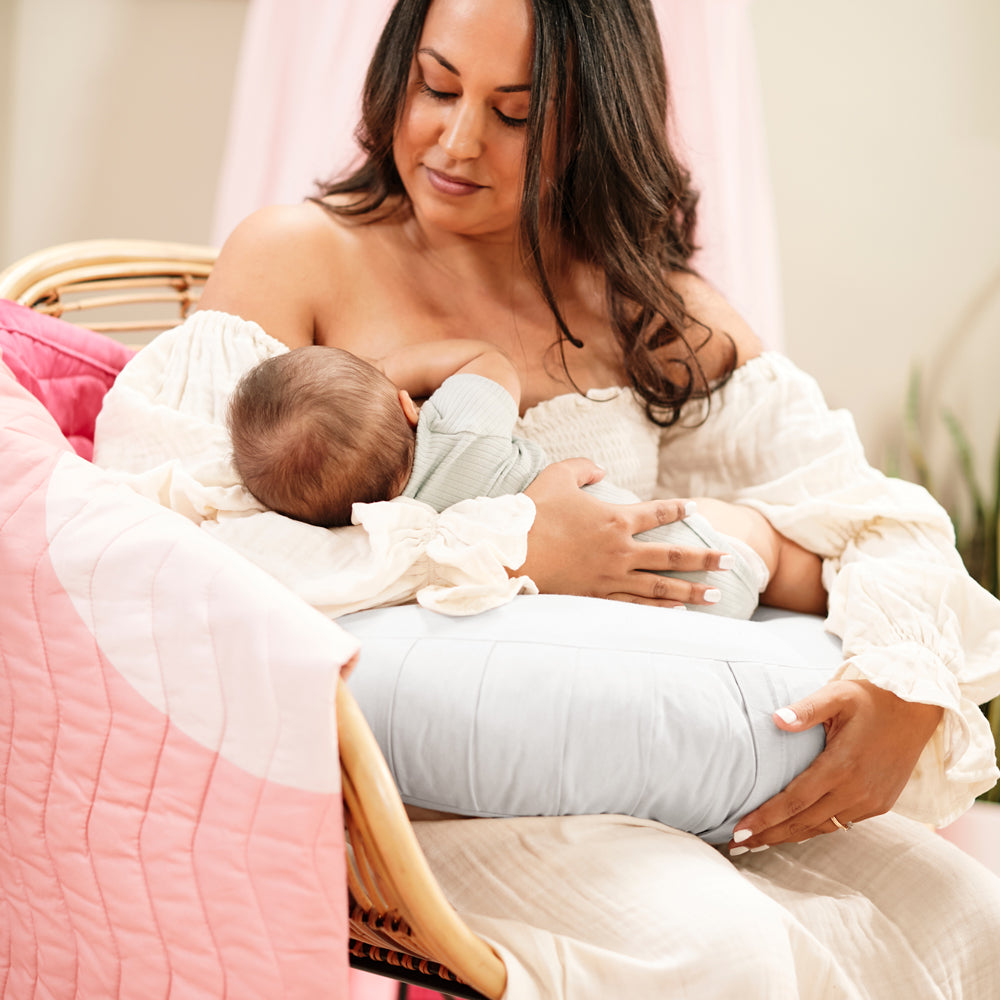 Nursing Pillow - フォググレーシャンブレー
