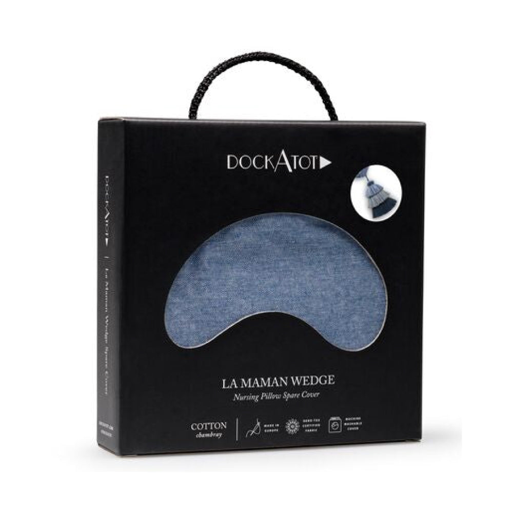 Nursing Pillow Cover- インディゴシャンブレー