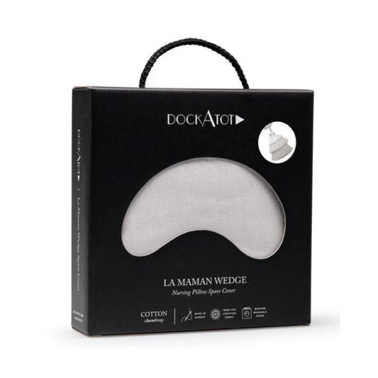 Nursing Pillow Cover- フォググレーシャンブレー