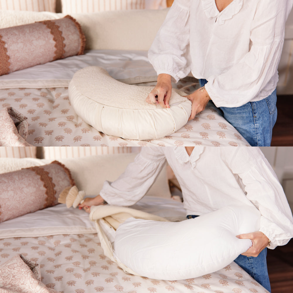 Nursing Pillow - ホワイトアスパラガスブークレー